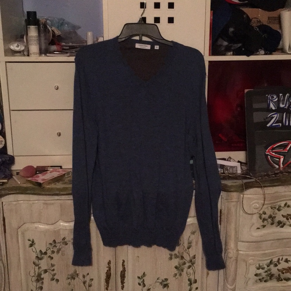 Blue Calvin Klein Sweater